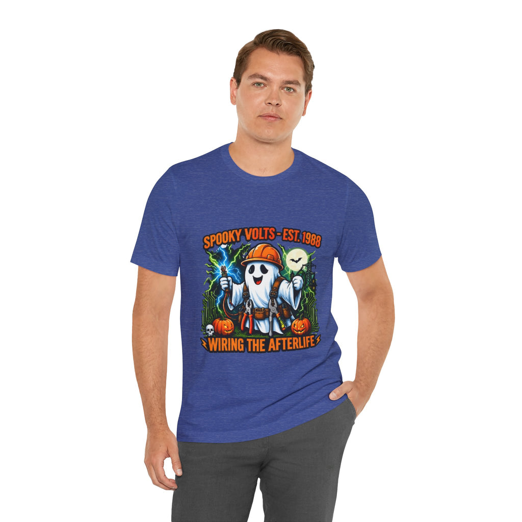 Spooky Volts 'Wiring the Afterlife' Halloween Tee