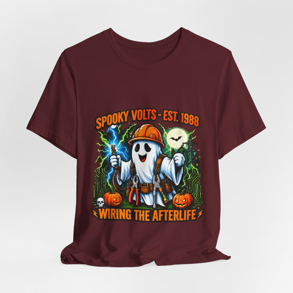 Spooky Volts 'Wiring the Afterlife' Halloween Tee