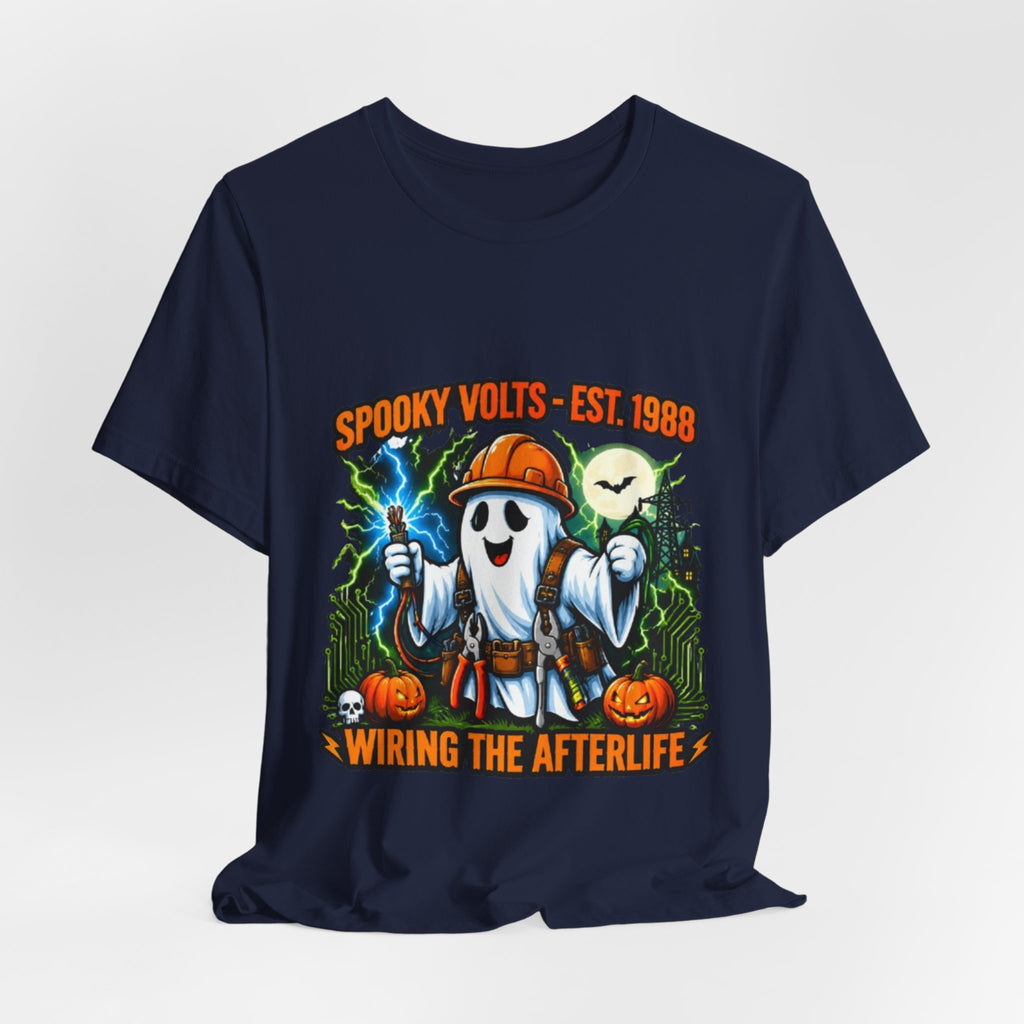 Spooky Volts 'Wiring the Afterlife' Halloween Tee