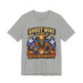 Ghost Wire Electric Co. T-Shirt — Halloween Skeleton Electrician Vintage Crew Tee