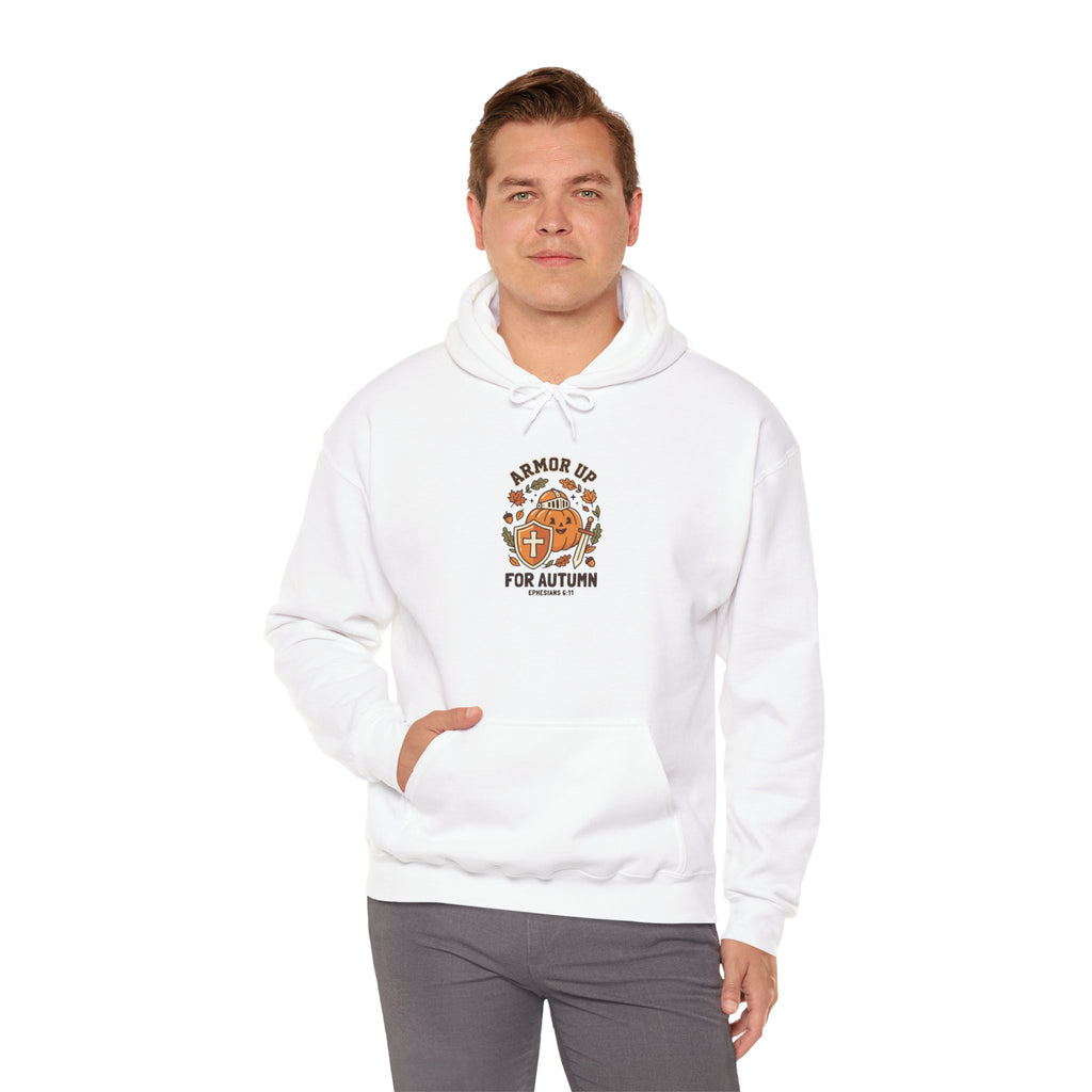 Armour Up For Autumn Hoodie | Christian Halloween, Faith Pumpkin