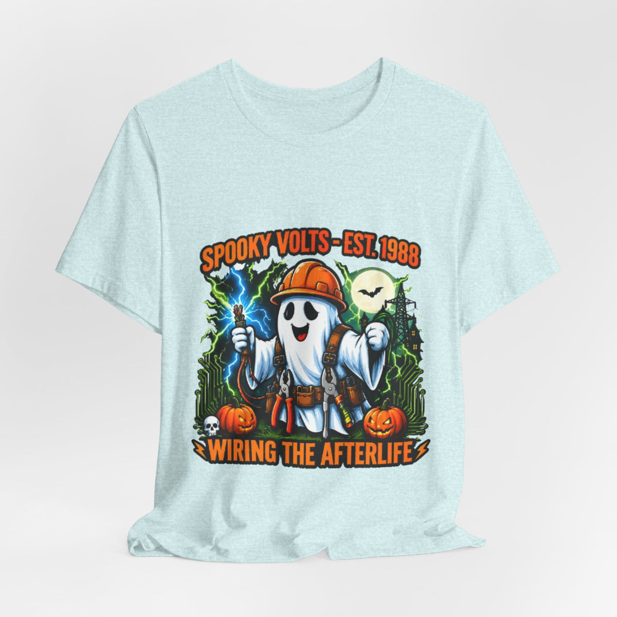 Spooky Volts 'Wiring the Afterlife' Halloween Tee
