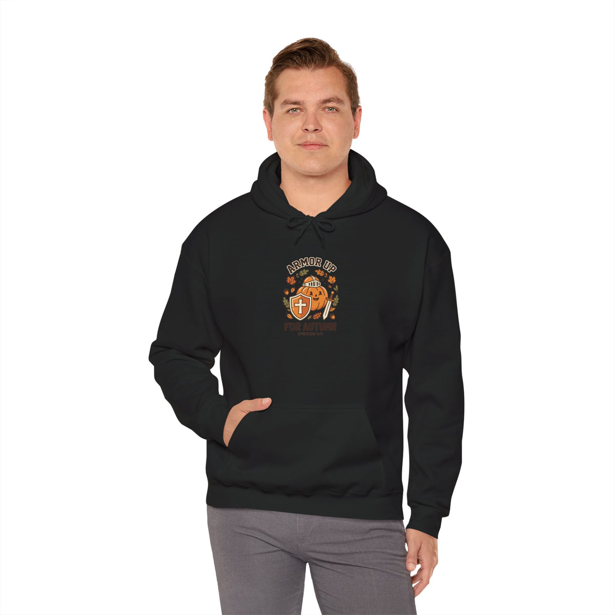 Armour Up For Autumn Hoodie | Christian Halloween, Faith Pumpkin