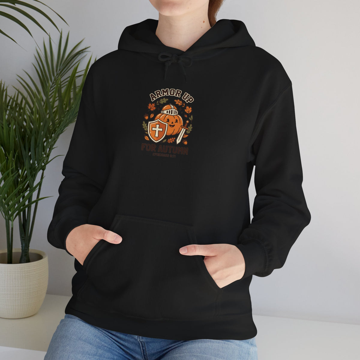 Armour Up For Autumn Hoodie | Christian Halloween, Faith Pumpkin