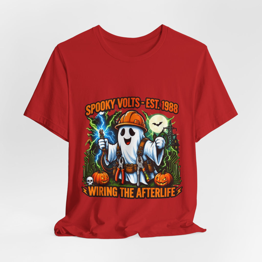 Spooky Volts 'Wiring the Afterlife' Halloween Tee