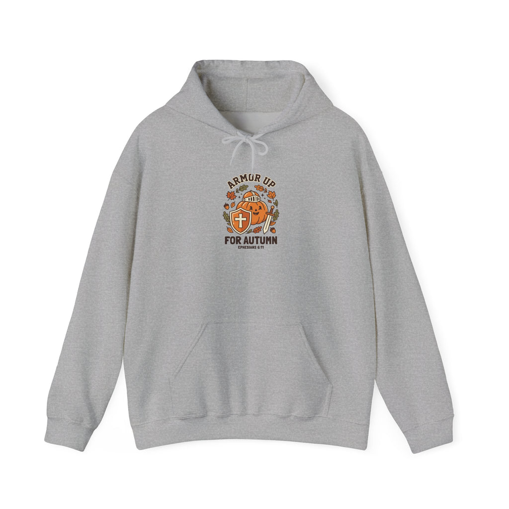 Armour Up For Autumn Hoodie | Christian Halloween, Faith Pumpkin
