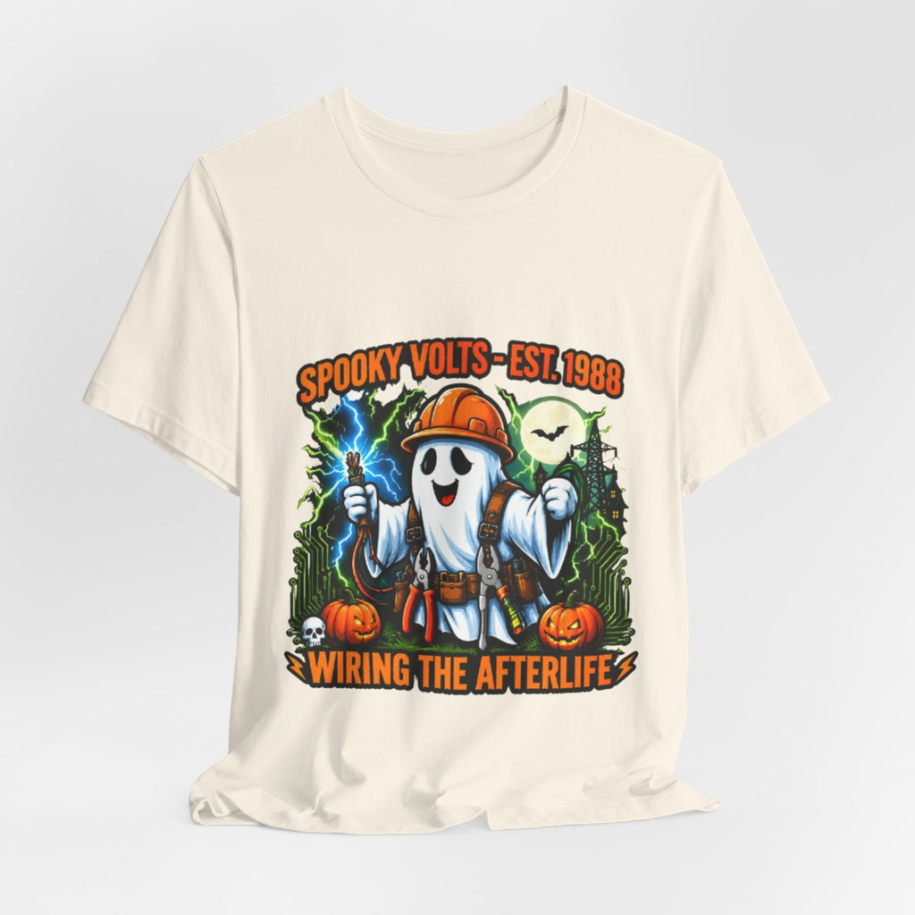 Spooky Volts 'Wiring the Afterlife' Halloween Tee