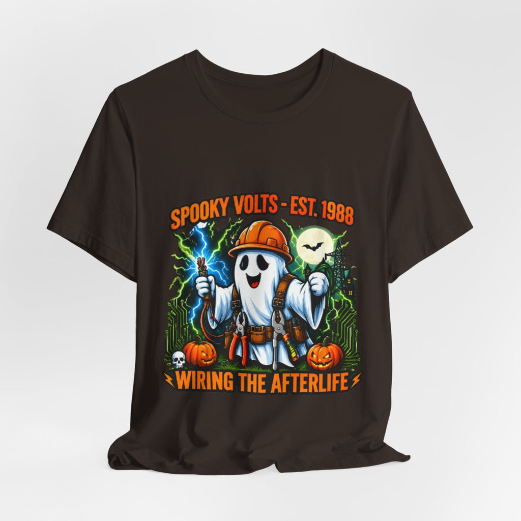 Spooky Volts 'Wiring the Afterlife' Halloween Tee