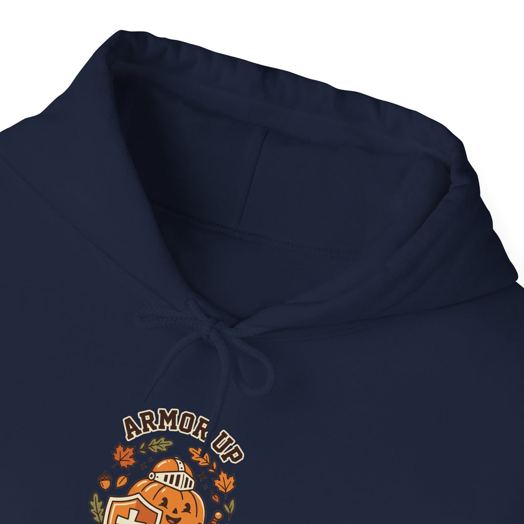 Armour Up For Autumn Hoodie | Christian Halloween, Faith Pumpkin