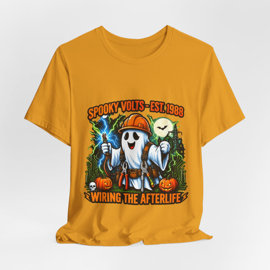 Spooky Volts 'Wiring the Afterlife' Halloween Tee