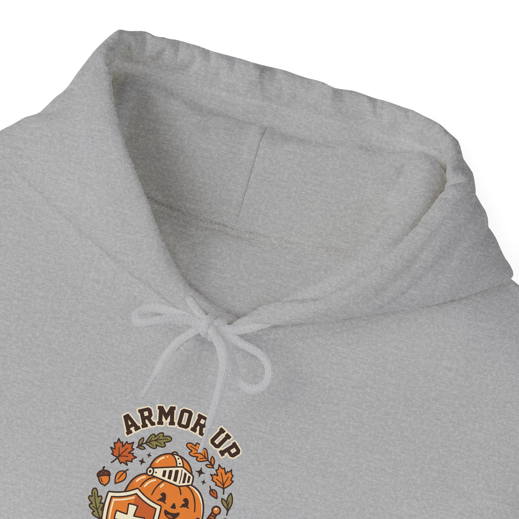 Armour Up For Autumn Hoodie | Christian Halloween, Faith Pumpkin