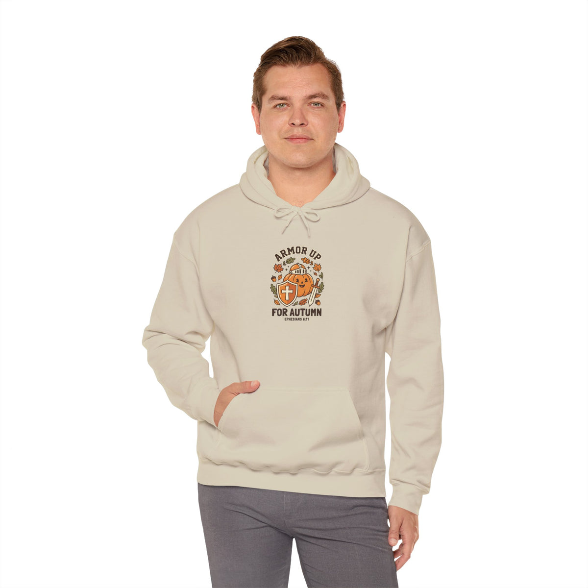 Armour Up For Autumn Hoodie | Christian Halloween, Faith Pumpkin