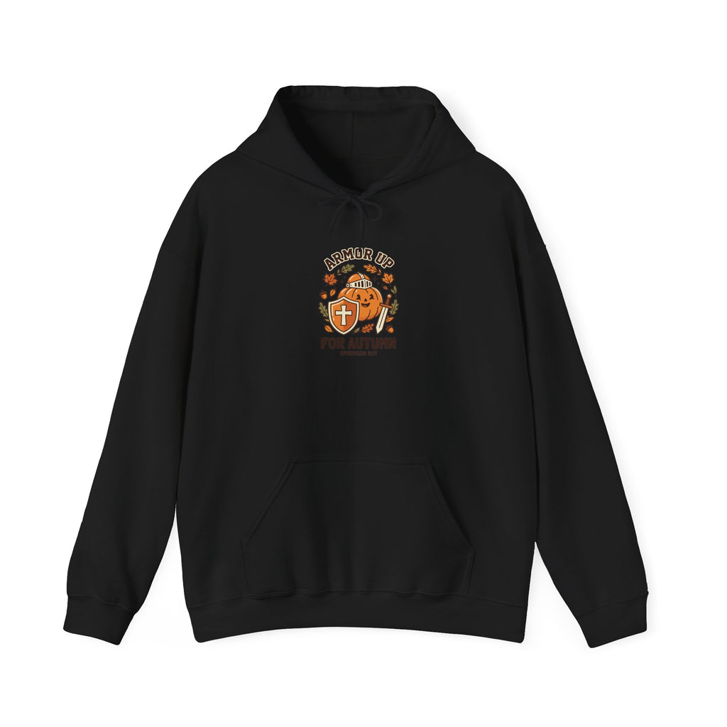 Armour Up For Autumn Hoodie | Christian Halloween, Faith Pumpkin