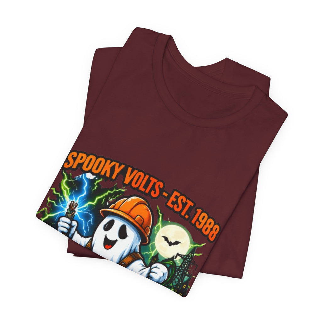 Spooky Volts 'Wiring the Afterlife' Halloween Tee