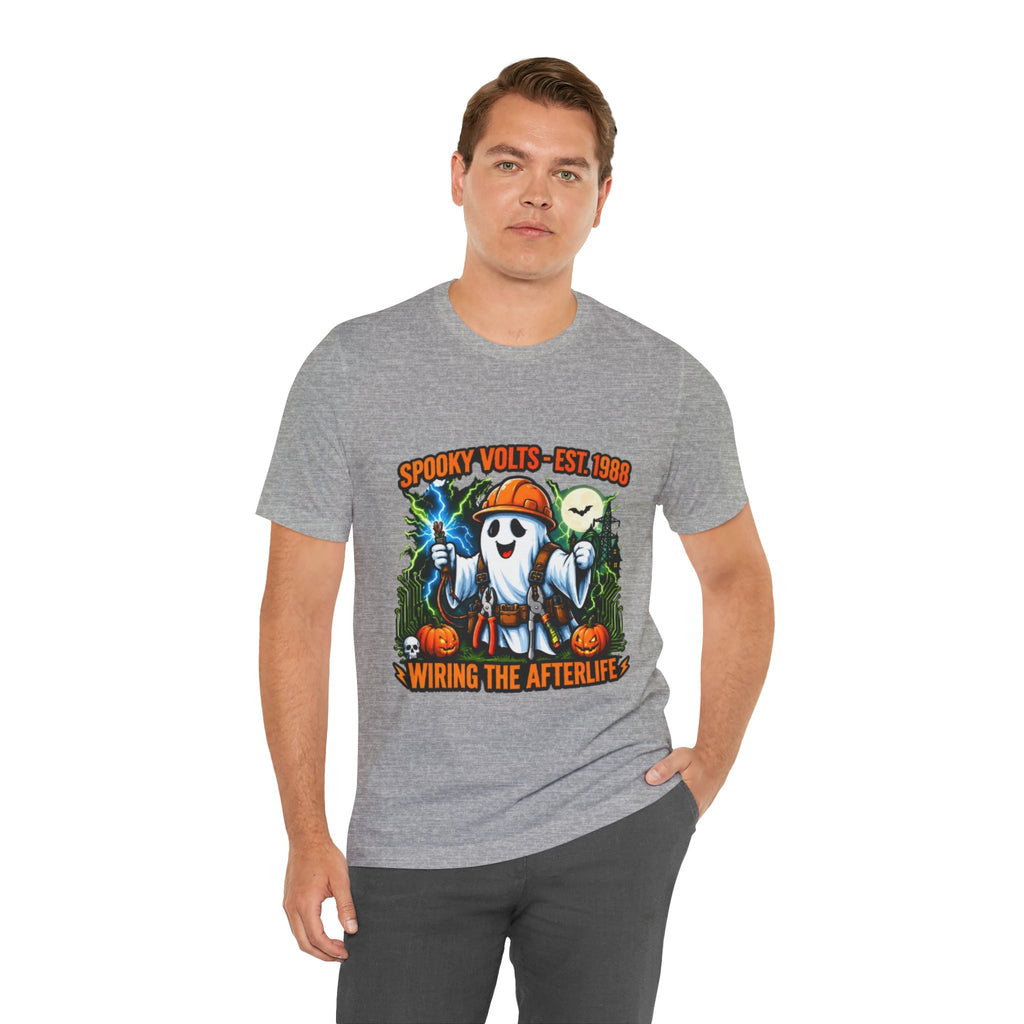 Spooky Volts 'Wiring the Afterlife' Halloween Tee