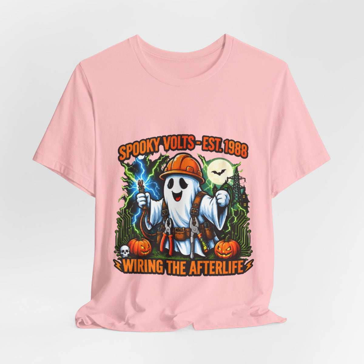 Spooky Volts 'Wiring the Afterlife' Halloween Tee