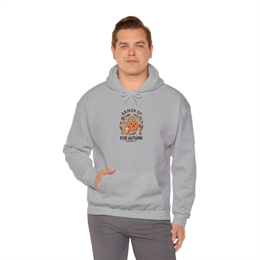 Armour Up For Autumn Hoodie | Christian Halloween, Faith Pumpkin