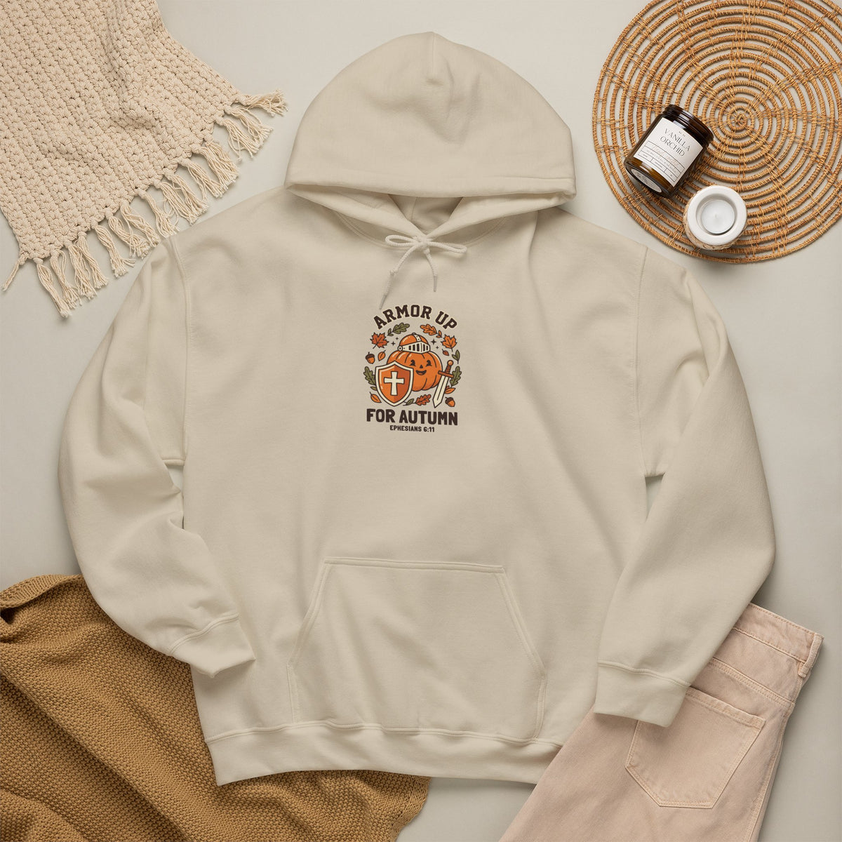 Armour Up For Autumn Hoodie | Christian Halloween, Faith Pumpkin