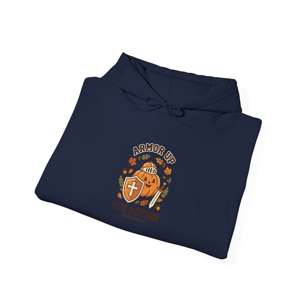 Armour Up For Autumn Hoodie | Christian Halloween, Faith Pumpkin