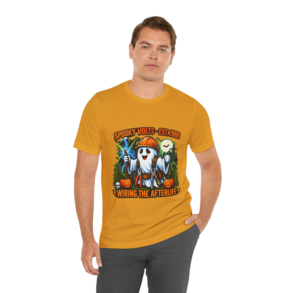 Spooky Volts 'Wiring the Afterlife' Halloween Tee