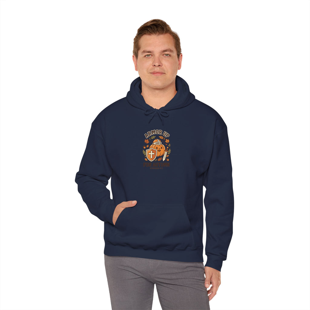 Armour Up For Autumn Hoodie | Christian Halloween, Faith Pumpkin