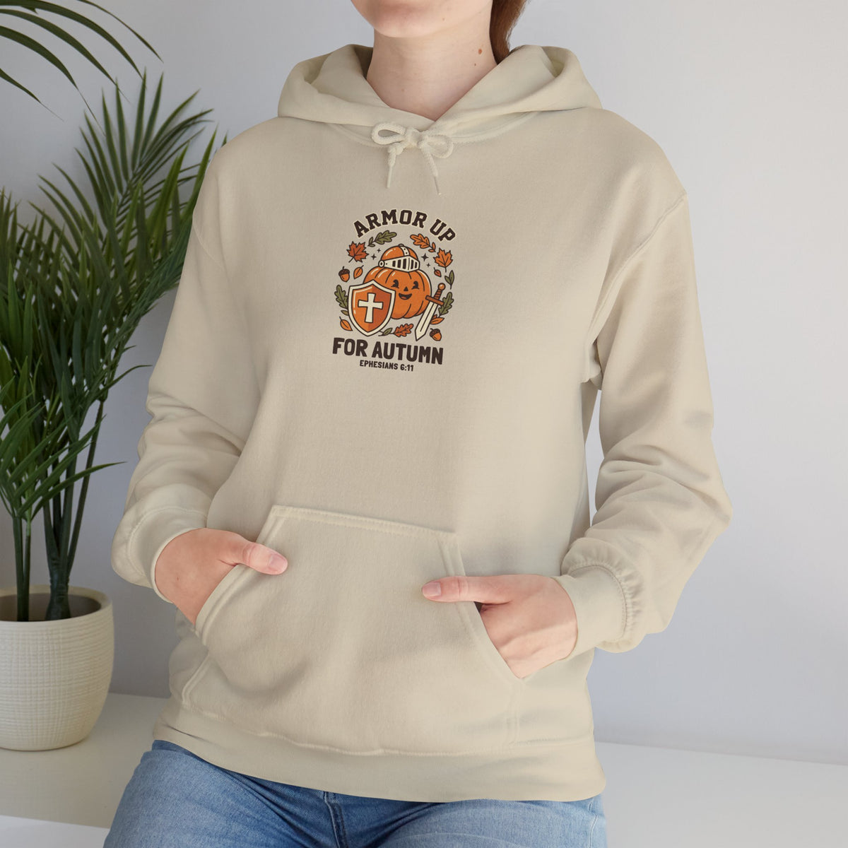 Armour Up For Autumn Hoodie | Christian Halloween, Faith Pumpkin