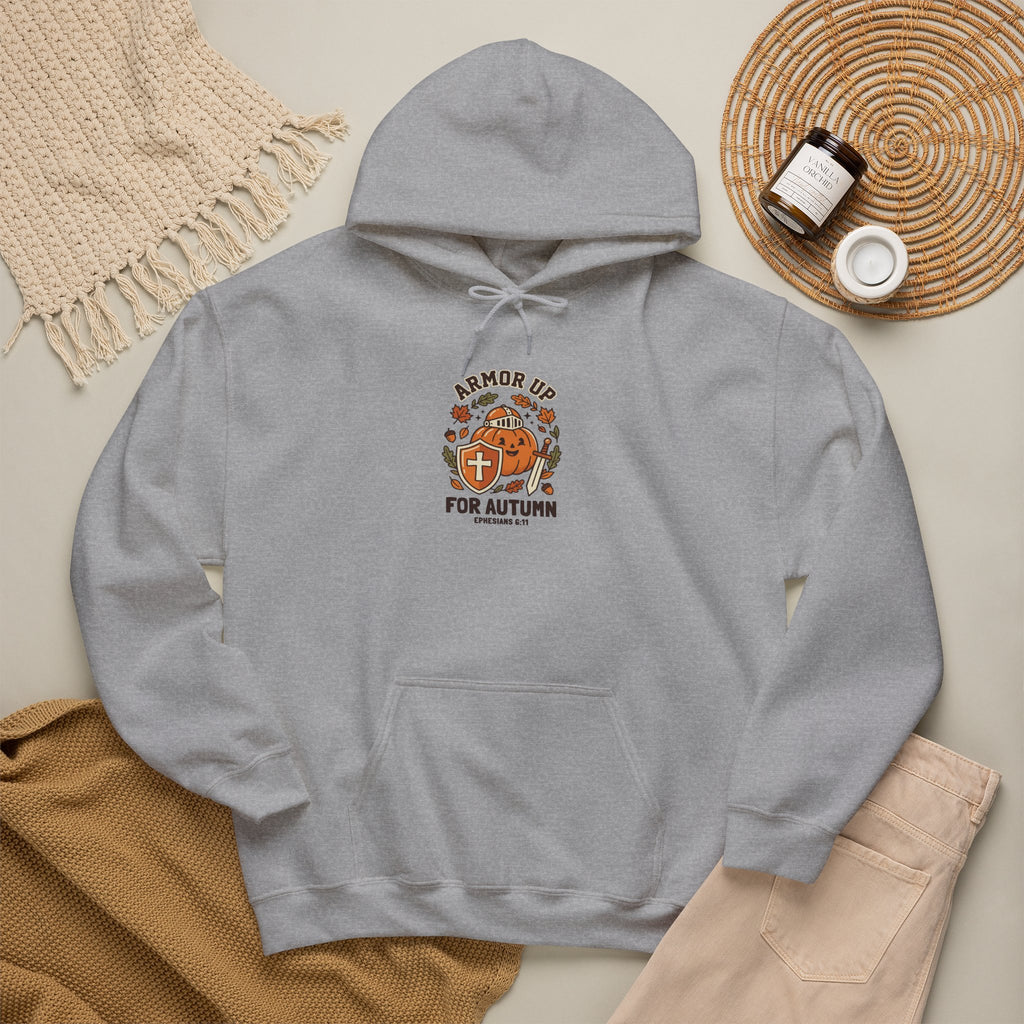 Armour Up For Autumn Hoodie | Christian Halloween, Faith Pumpkin