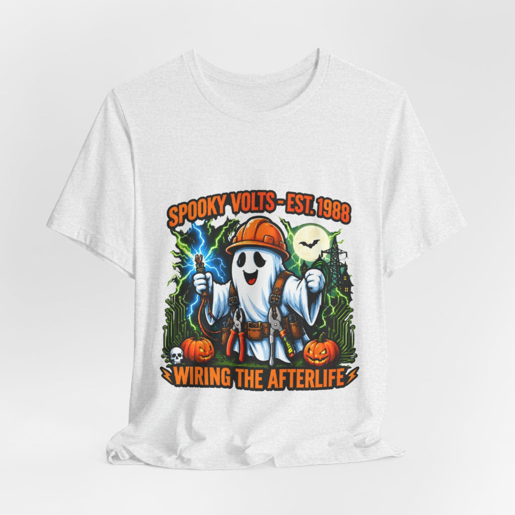 Spooky Volts 'Wiring the Afterlife' Halloween Tee