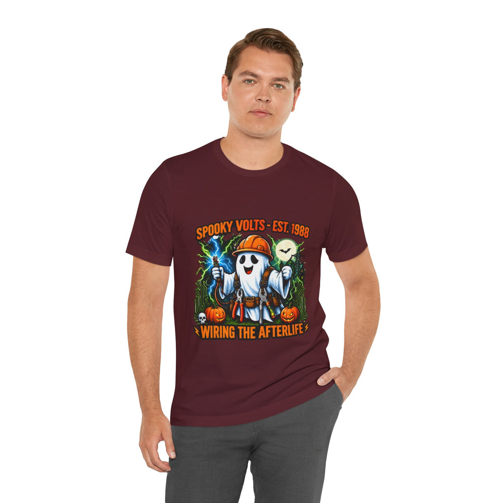 Spooky Volts 'Wiring the Afterlife' Halloween Tee
