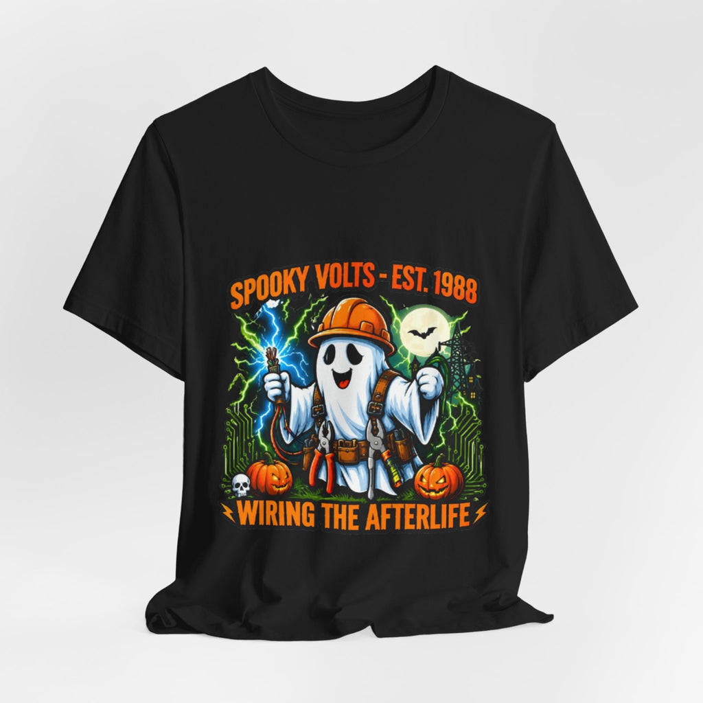 Spooky Volts 'Wiring the Afterlife' Halloween Tee