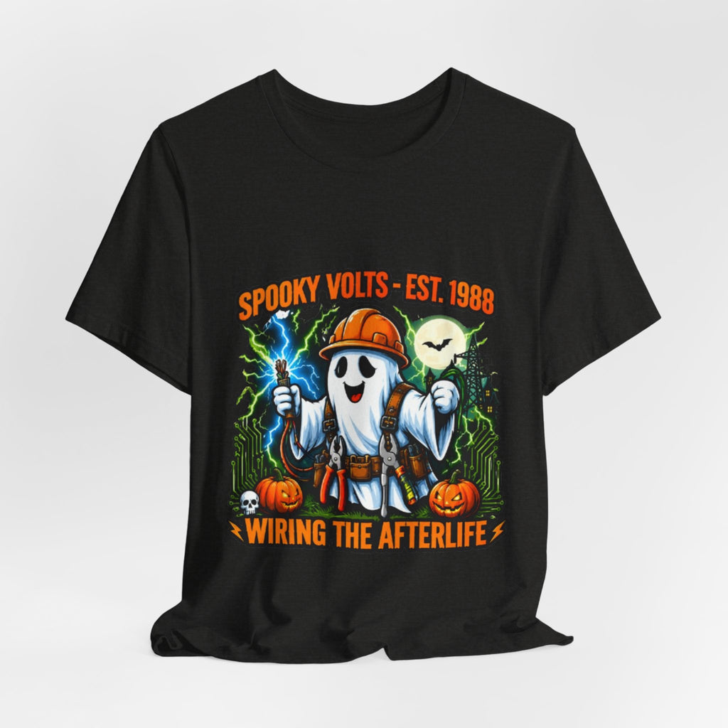 Spooky Volts 'Wiring the Afterlife' Halloween Tee